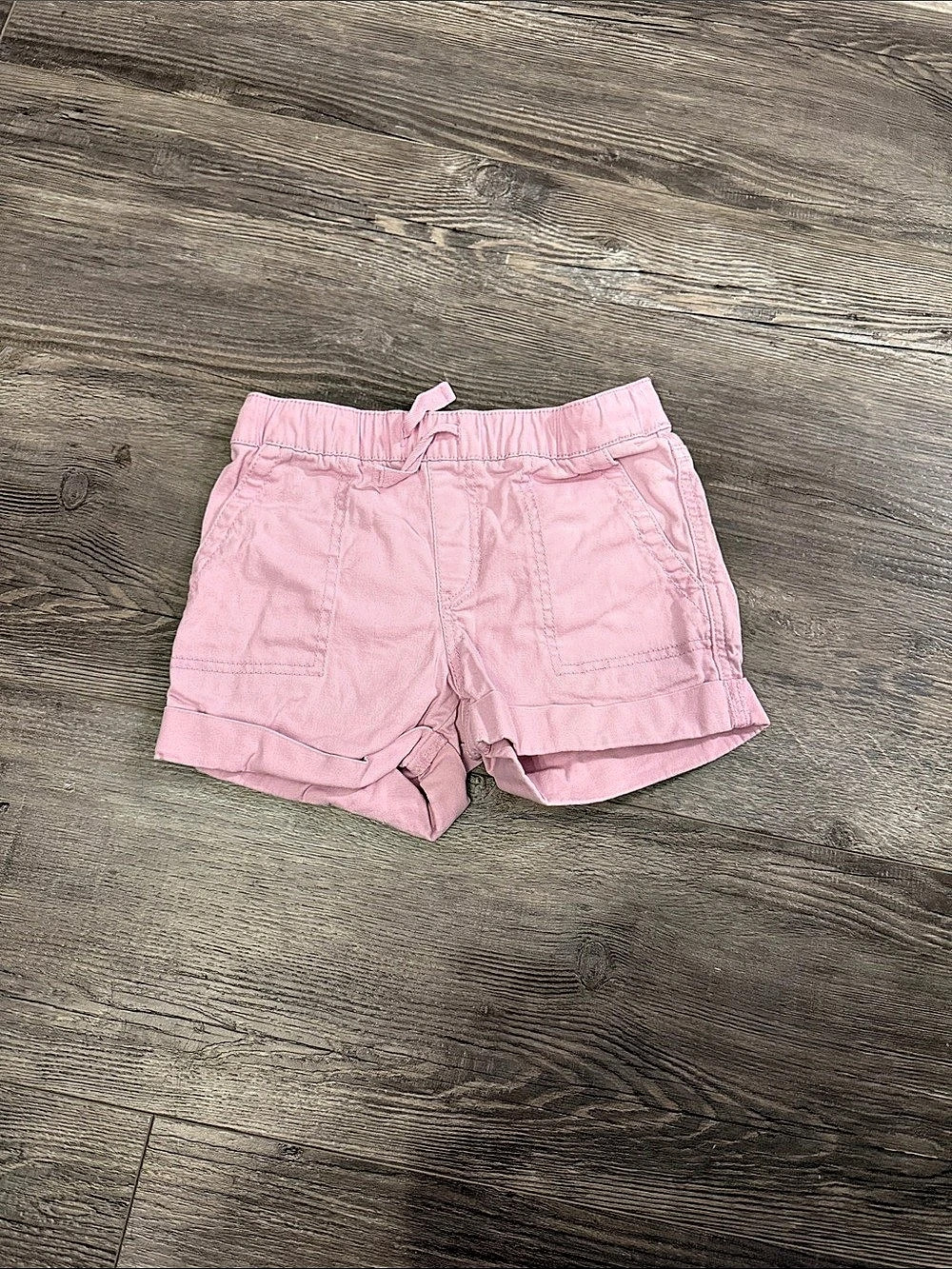 Levi's Girls Pull-On Cuffed Twill Shorts Pink Size 7